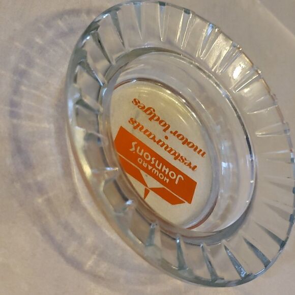 VINTAGE Ashtray Novelty Promo Ashtray Howard Johnsons Motor Lodge and Restaurant - Picture 9 of 12